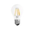 ECD Germany 4er Pack E27 LED Birne Filament 6W - AC 220-240V - 612 Lumen - 120° Abstrahlwinkel - Warmweiß 2800K - ersetzt 40W Gl