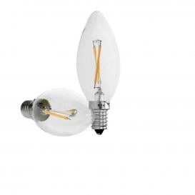 More about ECD Germany 4er Pack LED Kerze Filament E14 2W - Warmweiß 2800K - 204 Lumen - 120° Abstrahlwinkel - AC 220-240V - erstezt 15W Gl