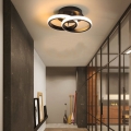 1pc Doppelrunde LED Ceiling Light Lighting Night Lamp Dimmable Pendant Hallway Living Room