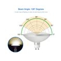 2-er Pack GU10 LED ES111 Strahler Lampe 12W LED AR111 Leuchtmittel Ersatz für 95W Halogenlampen 1200lm 120° Warmweiß 3000K AC 85