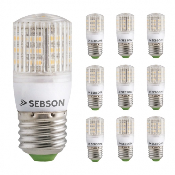 LED Lampen E27 - 10x Leuchtmittel 3W /25W warmweiss 2900K 240lm 280° 230V SEBSON