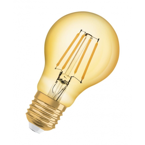 OSRAM LED Vintage Leuchtmittel E27 6,5W＝50W Warmweiß (2400K) Filament Gold