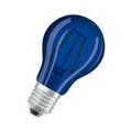 OSRAM Standard LED Glühbirne blau dekoratives Glas - 2,5 W Äquivalent 15 E27 - Warmweiß