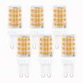 6x GU9 5W LED Glühbirne Leuchtmittel SMD2835 Stiftsockellampe Warmweiß Nicht Dimmbar