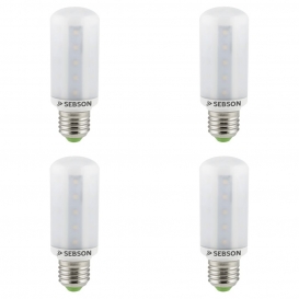 More about 4x LED Lampe E27 8W ersetzt 60W warmweiß 3000K 230V Leuchtmittel Mais SEBSON