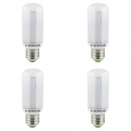 4x LED Lampe E27 8W ersetzt 60W warmweiß 3000K 230V Leuchtmittel Mais SEBSON