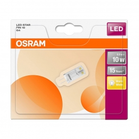 More about OSRAM LED STAR PIN 10 (300°) BLI K Warmweiß SMD Klar G4 Stiftsockellampe