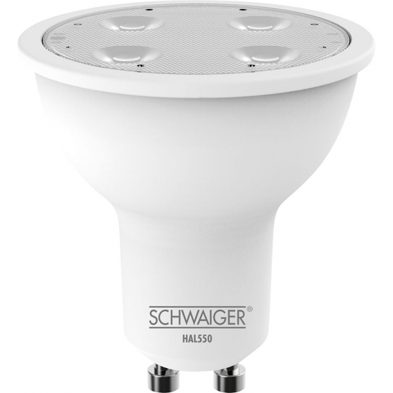 SCHWAIGER HAL550 - LED Leuchtmittel (GU10) RGBW Multicolor Light, Smart Home - Home4You