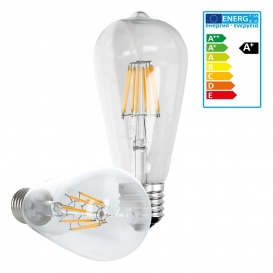 More about ECD Germany 1er Pack E27 LED Birne Filament 8W - AC 220-240V - 816 Lumen - 120° Abstrahlwinkel - Warmweiß 2800K - ersetzt 45W Gl