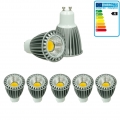 ECD Germany 5er Pack GU10 LED Spot 9W - AC 220-240V - 552 Lumen - 60° Abstrahlwinkel - Warmweiß 2800K - ersetzt 60W Halogen - ni