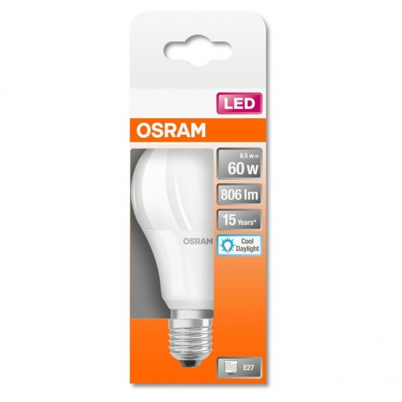 OSRAM LED STAR CLASSIC A 60 BOX K Tageslicht SMD Matt E27 Glühlampe