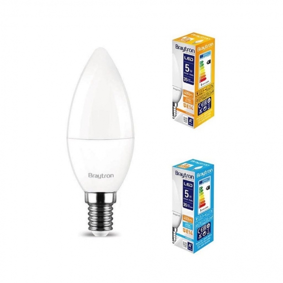 E14 5W Kaltweiß LED Kerze 400 lm 6500K Leuchtmittel