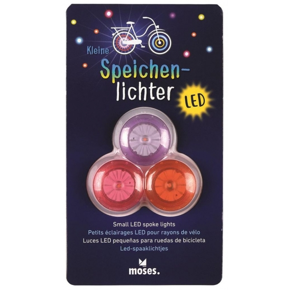 Moses Kleine Speichenlichter LED 3er Set (versch. Farben)