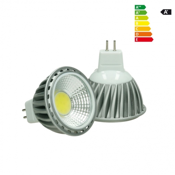 ECD Germany 10er Pack MR16 LED Spot 6W - DC 12V - 378 Lumen - 60° Abstrahlwinkel - Neutralweiß 4000K - ersetzt 40W Halogen - nic