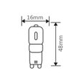 5x G9 Birne | LED | Leuchte | Lampe | Stiftsockel | Stecklampe |  3 Watt | 230V | 220 Lumen | kaltweiß