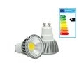 ECD Germany 4er Pack GU10 LED Spot 6W - AC 220-240V - 321 Lumen - 60° Abstrahlwinkel - Warmweiß 3000K - ersetzt 30W Halogen - di