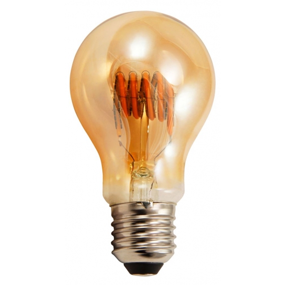 LED Filament Glühlampe McShine "Retro", E27, 6W, 420 lm, warmweiß, goldenes Glas