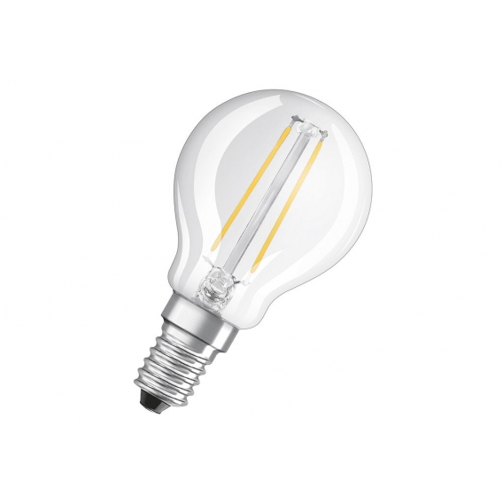 OSRAM LED-Lampe Sphärisches klares Filament - 2,5 W Äquivalent 25 W E14 - Warmweiß