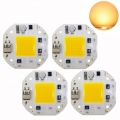 4 Stück 30W 3000K Warmweiß AC85-265V Smart IC COB LED Chip für DIY Flutlicht