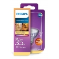 Philips LED WarmGlow Lampe ersetzt 35W, GU5,3, Reflektor - MR16, klar, warmweiß, 345lm, dimmbar, 1er Pack [EEK A+]