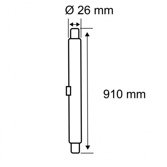 Paulmann Leuchtstofflampe T8 30W G13 895mm Warmweiß