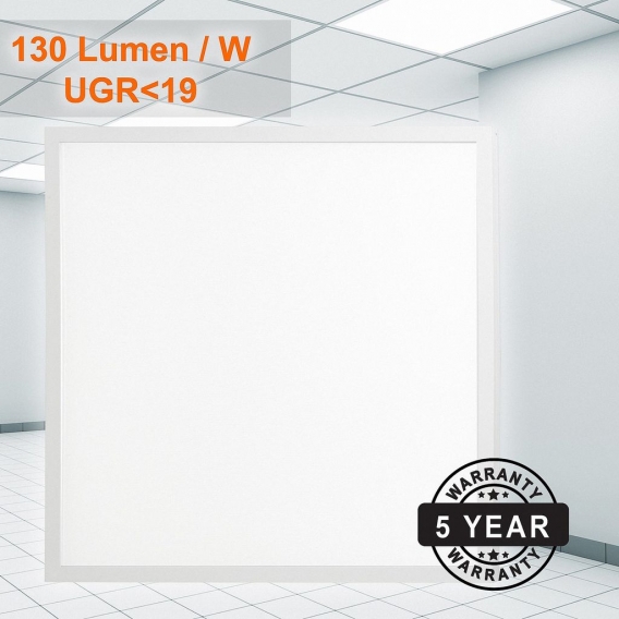 LED Aufputz Panel 62x62 38W (W) 830 Warmweiß UGR19