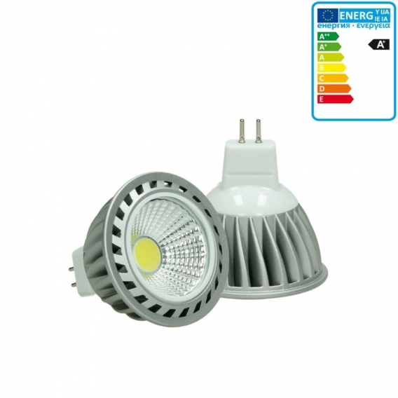 ECD Germany 12er Pack COB MR16 LED Spot 4W - 240 Lumen - 60° Abstrahlwinkel - Neutralweiß 4000K - ersetzt 20W Halogen - nicht di