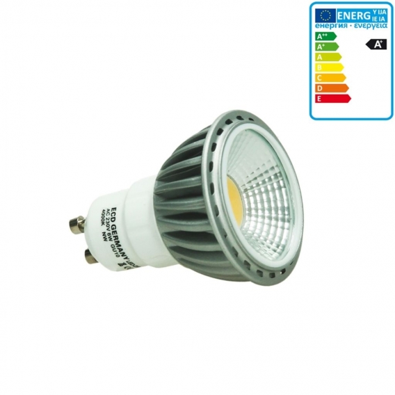 ECD Germany 10er Pack GU10 LED Spot 6W - AC 220-240V - 386 Lumen - 60° Abstrahlwinkel - Warmweiß 2800K - ersetzt 30W Halogen - n