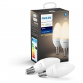 Philips Hue White LED E14 5,5W - Doppelpack, Bluetooth