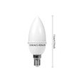 2 Stück E14 LED Flammen Flacker Glühbirne Flammenlicht Kerzenlampe 3 Beleuchtungsmodi Atmosphäre Deko