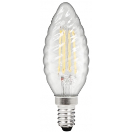 More about LED Filament Kerzenlampe gedreht McShine "Filed", E14, 4W, 470 lm, warmweiß, klar