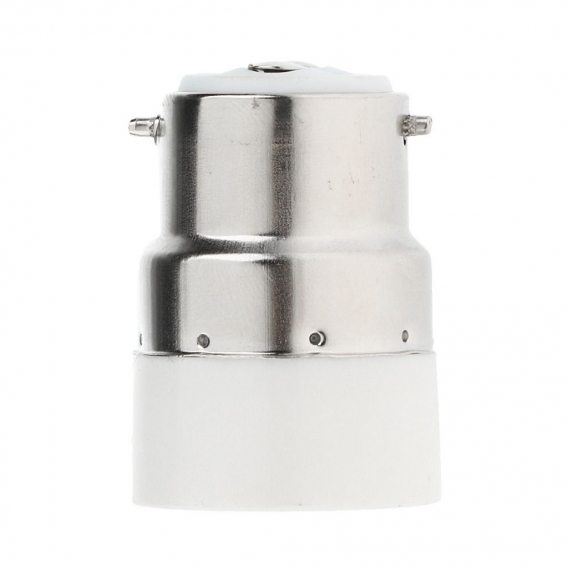 Lampensockel Adapter B22 auf E14 für LED Lampen Konverter Farbe B22 bis E14