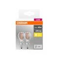 OSRAM LED Base Filament  klar CLP40  E14 | 4W/827 470LM E14 M2 Vollglas