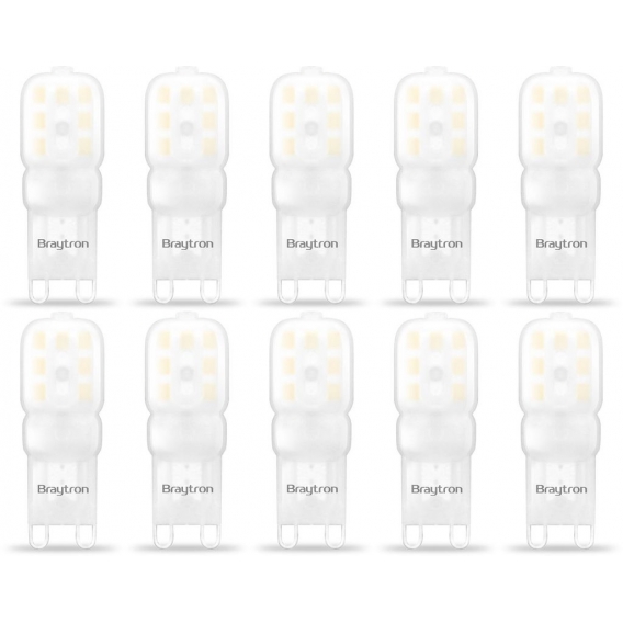 10x Sparset G9 3W LED Leuchtmittel Lampe 220 Lumen 230V Stiftsockel 360° Licht Kaltweiß