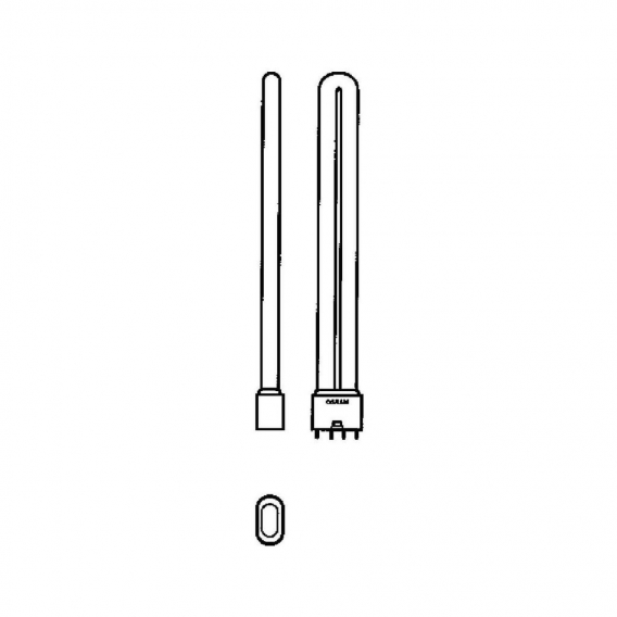 OSRAM Kompaktleuchtstofflampe DULUX L LUMILUX 40 Watt 2G11