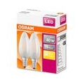 OSRAM LED STAR CLASSIC B 40 BOX Warmweiß Filament Matt E14 Kerze Doppelpack