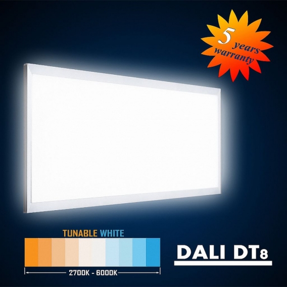 Led Einlegepanel1195X595 50W (S) Tunable White (2700-6000K) Dali Dt8