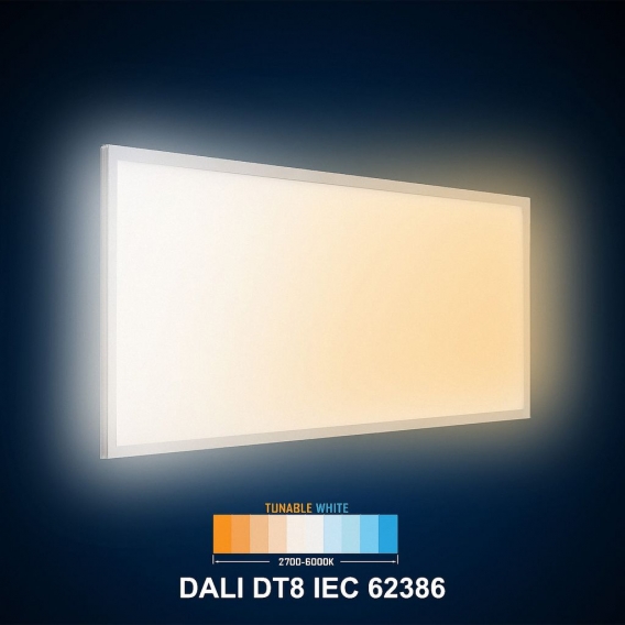 Led Einlegepanel1195X595 50W (S) Tunable White (2700-6000K) Dali Dt8