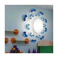 RGB LED Deckenlampe mit blauen Autos für Kinder DALIA