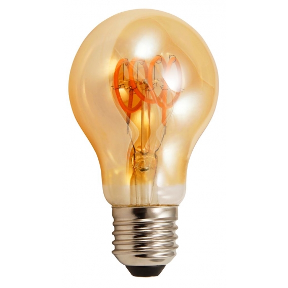 LED Filament Glühlampe McShine "Retro", E27, 4W, 280 lm, warmweiß, goldenes Glas