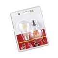 Trio LED-Leuchtmittel RL187, Filament Glhbirne Leuchte, E27 4W EEK E, warmwei  4er Set