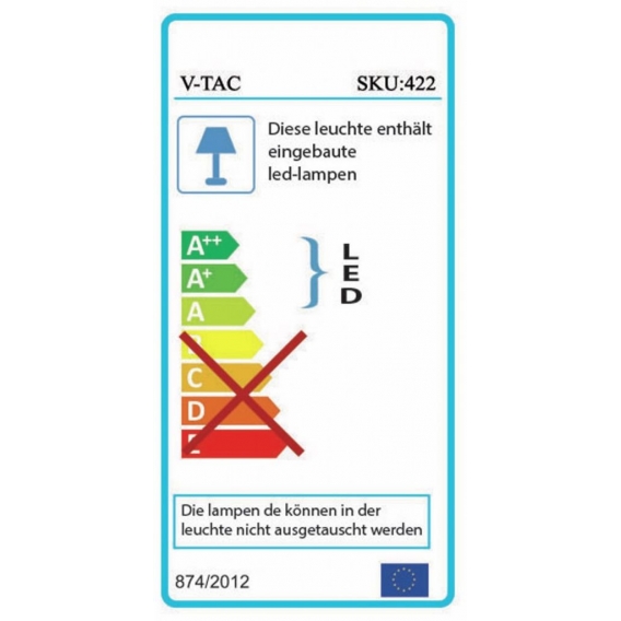 V-TAC LED-Flutlichtstrahler VT-300 (423), EEK: F, 300 W, 24000 lm, 4000K