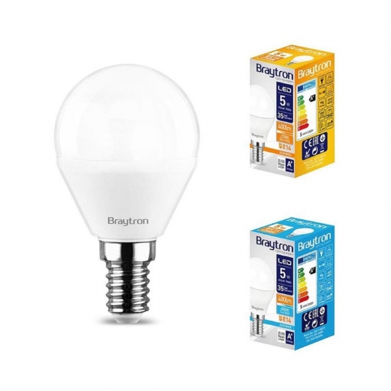 3x E14 5W Kaltweiß LED Kugel 400 lm 6500K Leuchtmittel