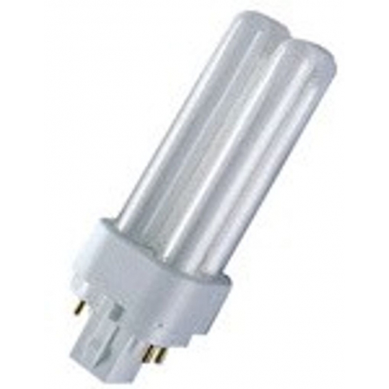 OSRAM Kompaktleuchtstofflampe DULUX D/E 13 Watt G24q 1 kaltweiß (EEK A)