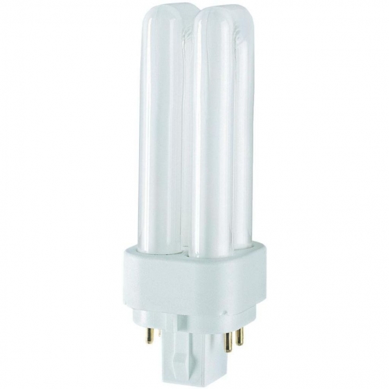 OSRAM Kompaktleuchtstofflampe DULUX D/E 26 Watt G24q 3 kaltweiß (EEK A)