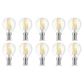 More about 10x Sparangebot E14 4 Watt LED Leuchtmittel Filament Kugel 400 Lumen Warmweiß