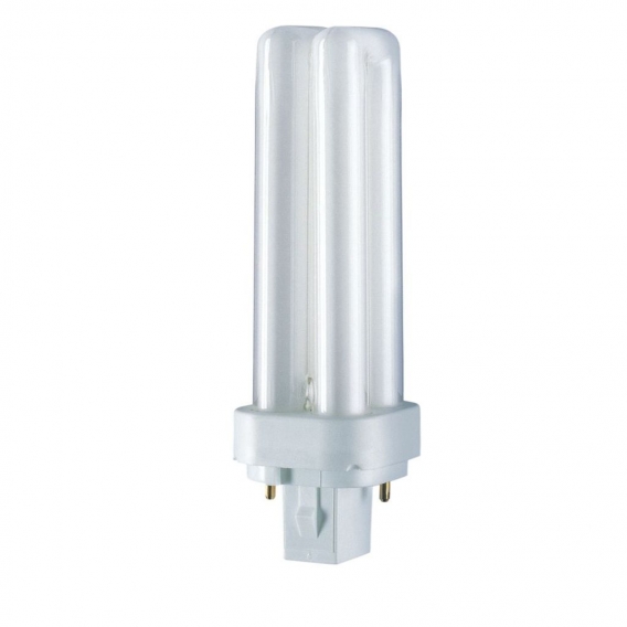 OSRAM Kompaktleuchtstofflampe DULUX D 18 Watt G24d 2