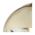 LED Pendellampe, Glaskugel, gold transparent, 25 cm, VARUS