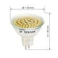 LED Lampe GU5.3 MR16 warmweiß 4W Leuchtmittel Strahler Spot 12V 300lm SEBSON