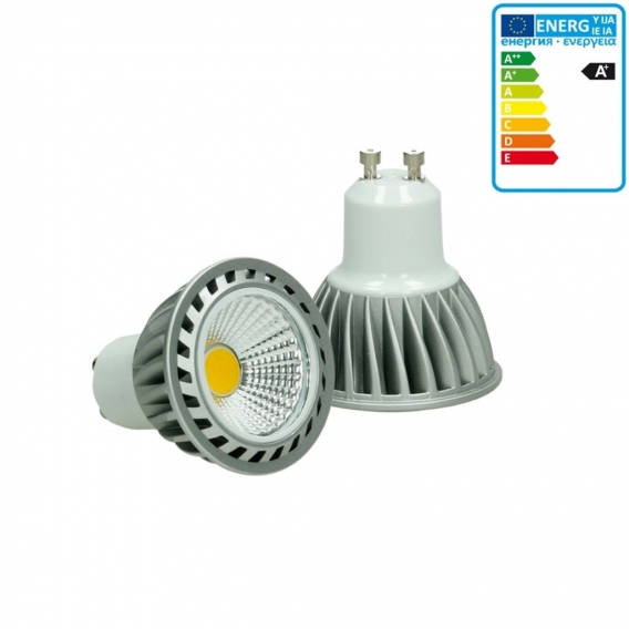 ECD Germany 1er Pack GU10 LED Spot 4W - AC 220-240V - 243 Lumen - 60° Abstrahlwinkel - Kaltweiß 6000K - ersetzt 20W Halogen - ni